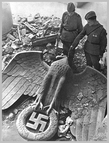 Germany surrenders to the Soviets