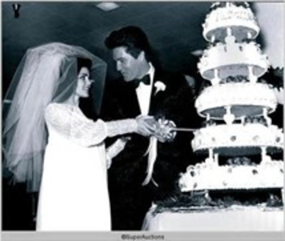 Elvis and Priscilla Presley get married