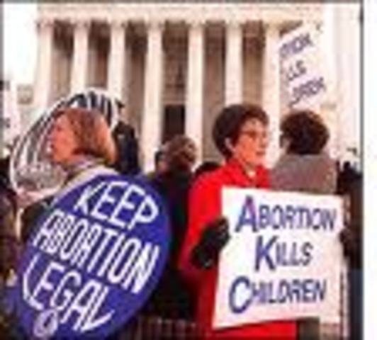 (5) Roe v Wade legalizes abortion