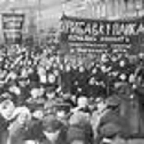 Russian Revolution begins after the abduction of Tsar Nicholas II