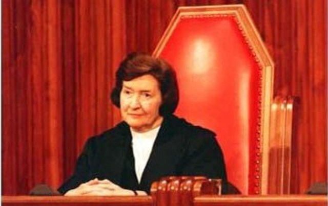 First Women Justice of the Supreme Court.