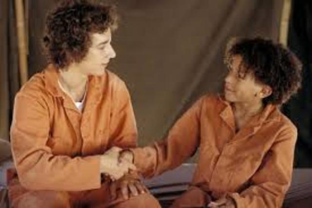 Stanley slowly becomes friends with Zero and teaches this unlikely friend how to read.