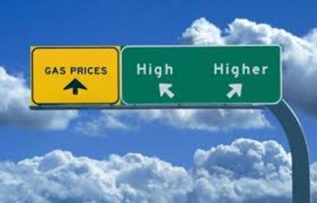 cost of gasoline tripled