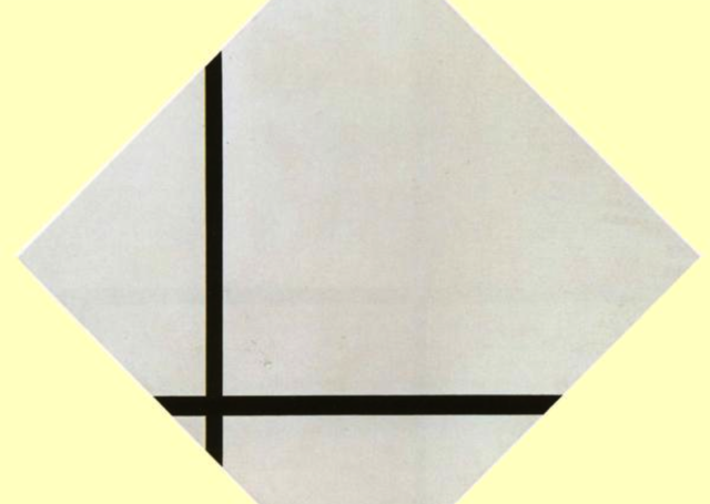 Compositie met lijnen, Mondriaan