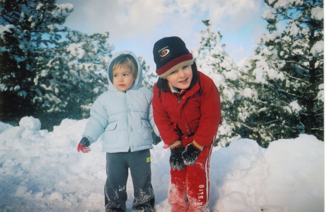 The first time I saw the snow.