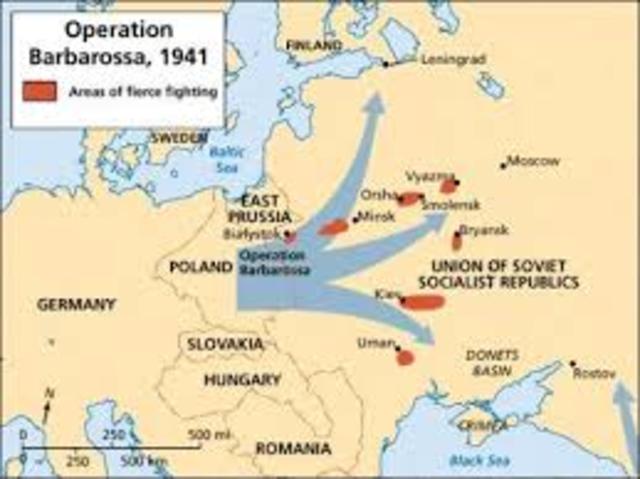 Germany invades the Soviet Union
