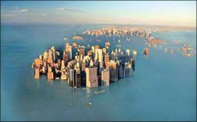 Rising sea