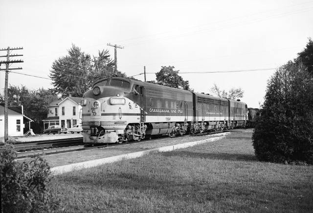 First diesels at the C&O