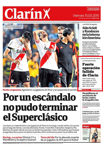 Agresión a jugadores de River