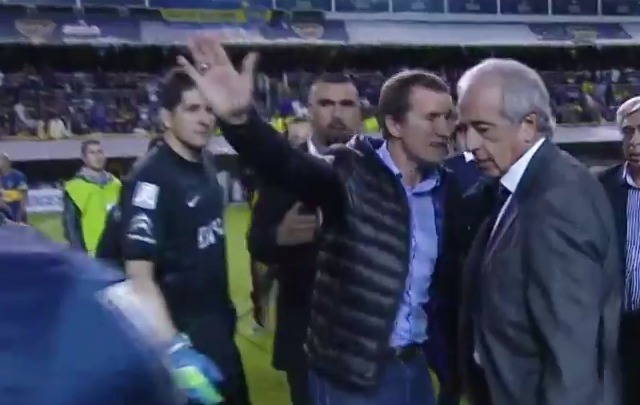 El ´vasco´ y D'onofrio se agreden verbalmente