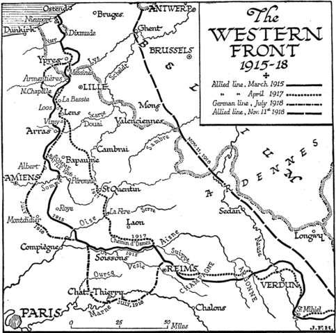 German Army Opens the Western Front
