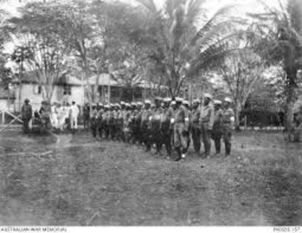 Australian Occupation of German New Guinea Starts