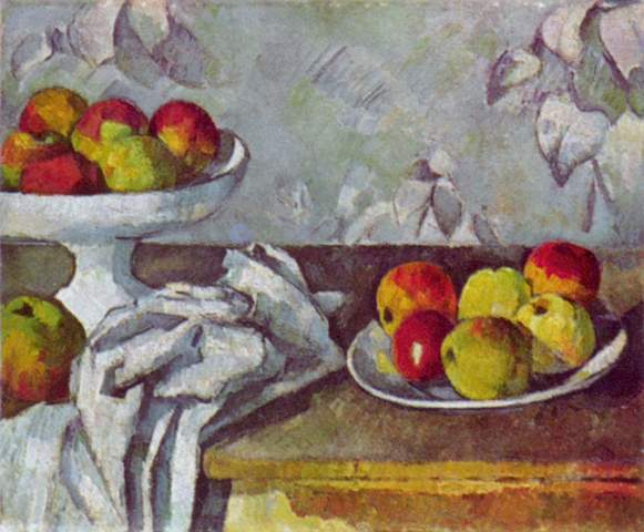 Still Life with Apples by Cézanne