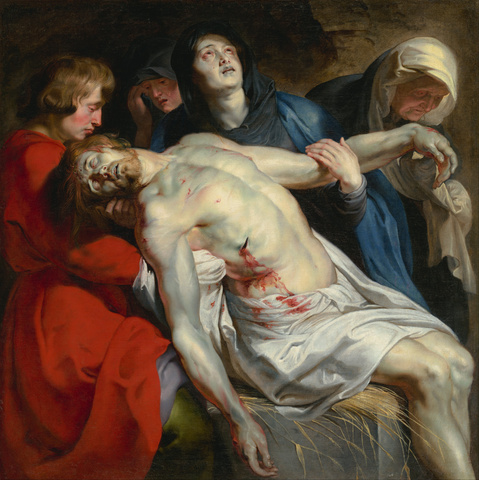 The Entombment by Rubens
