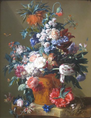 Vase of Flowers by van Huysum