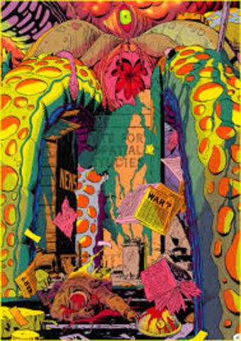 Veidt sends the monster into New York