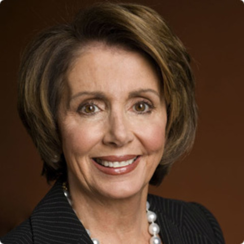 California Democrat Nancy Pelosi becomes the first woman Speaker of the House of Representatives