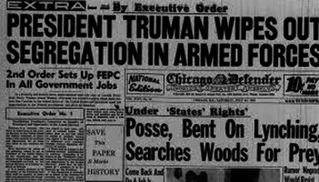 End of Segregation in the Armed Forces