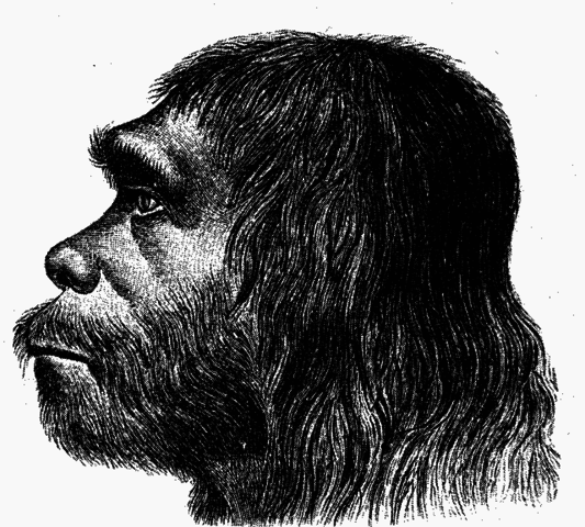Hombre de Neanderthal.
