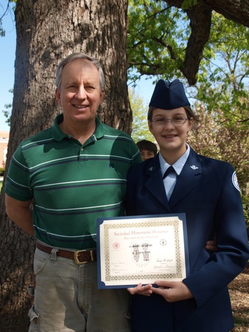 my family moved back to America and I went to RMA