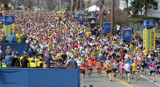 Multiple bombs explode near the finish line of the Boston Marathon. Three people are killed and more than 170 people are injured