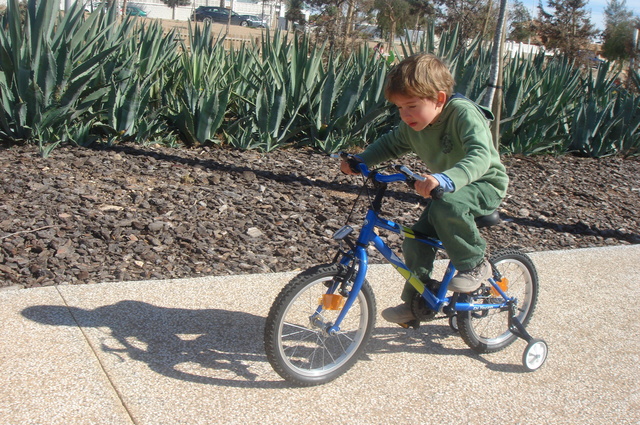 Aprendí a montar en bici