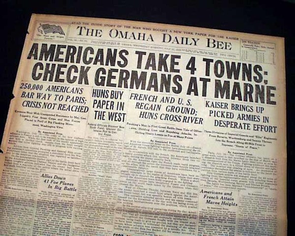 Second battle of the marne start of German collapce