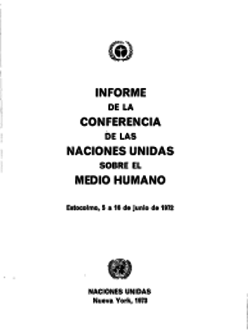 Conferencia sobre Medio Humano de las Naciones Unidas