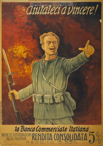 Italy declare war on Austria-Hungary and Germany