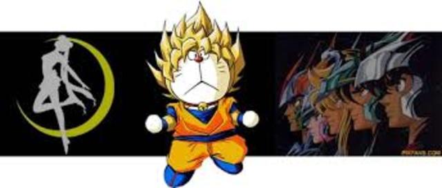 watching Dragom Ball Z xD