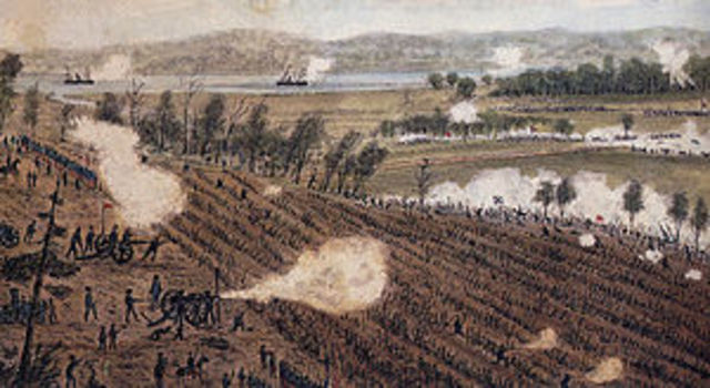 Day 7 of 7 Days-Battle of Malvern Hill (Poindexter's Farm) Union forces repel Confederate attack