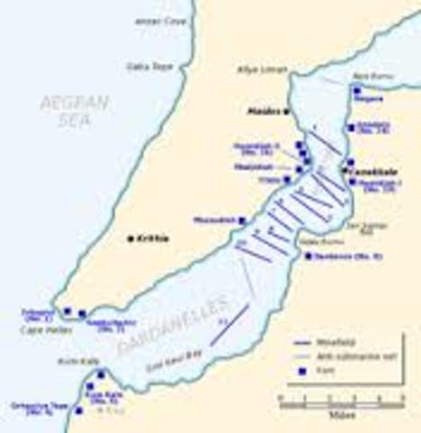 The Dardanelles campaign begins