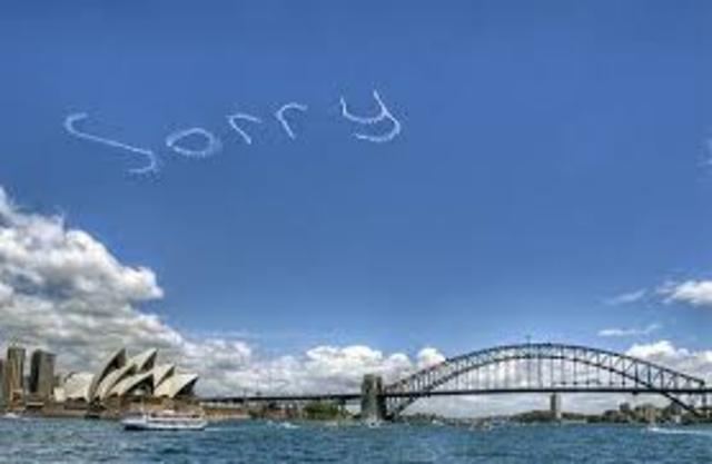 Kevin apologised to the Aboriginal people