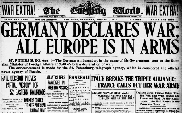 Germany declares war of France