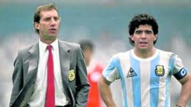 Carlos Bilardo y Diego Maradona