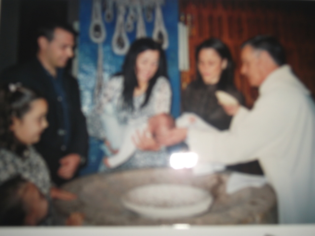 My brother 's baptism