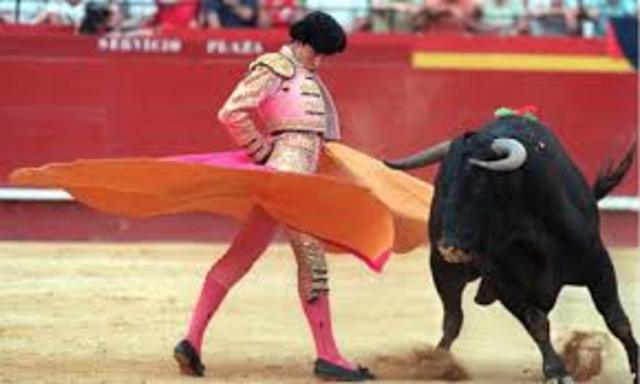 Va a la corrida de toros y no le gusta.