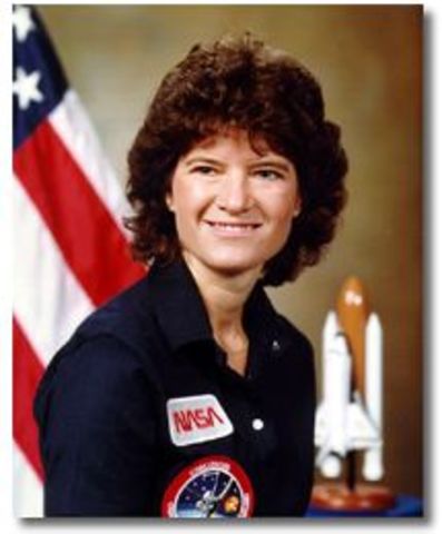 Sally Ride Becomes the First Woman in Space
