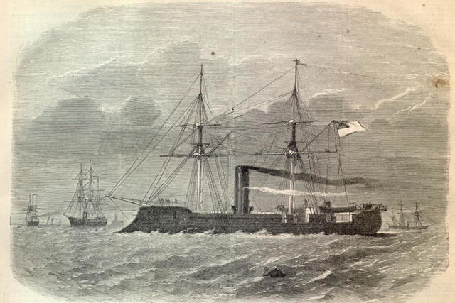 Confederate Ships duel