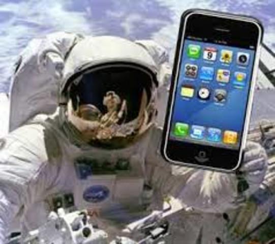 First Iphone goes to space