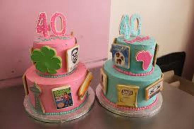 My twins 40th Birthday