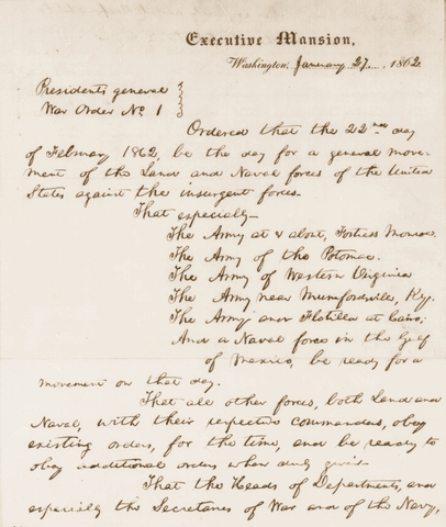 General War Order No. 1