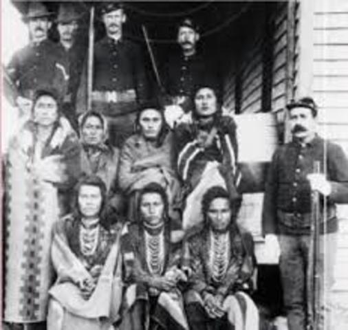 Indian Reserve Law was Passed