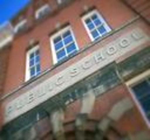 Frist public school is found in Philadelphia,Pennsylvania