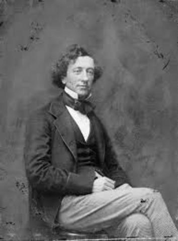 John A. Macdonald becomes Prime Minister