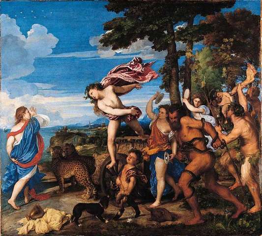Baccus and Ariadne - Titian