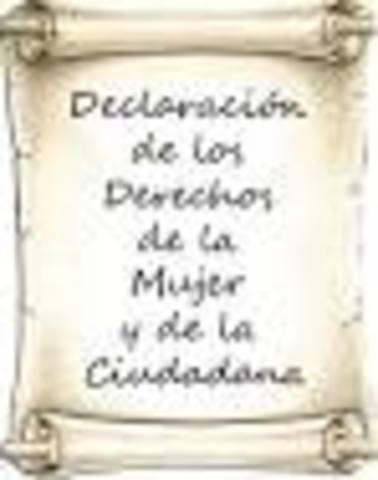 Declaración de los Derechos de la Mujer y Ciudadano