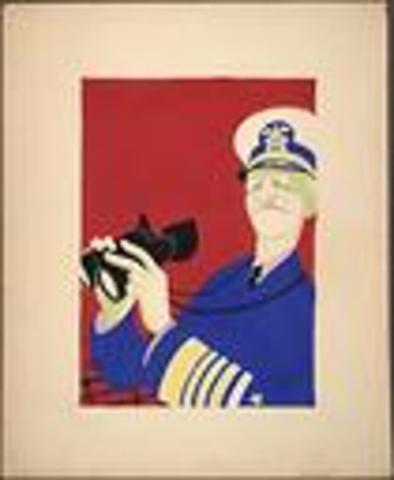 Admial Nimitz accepts Japans surrender.