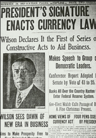 Frederal Reserve System is created