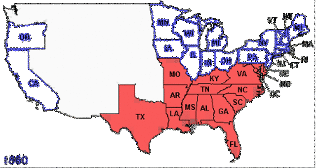 The Confederate States of America is Fromed